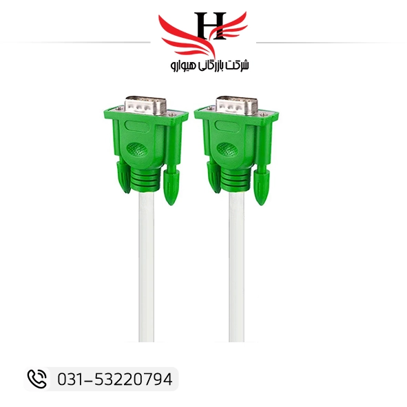 کابل تصویر ایکس پی VGA XP 5 متری مدل 3+4 مناسب اتصال مانیتور و ویدئو پروژکتور با انتقال تصویر پایدار و بدون نویز